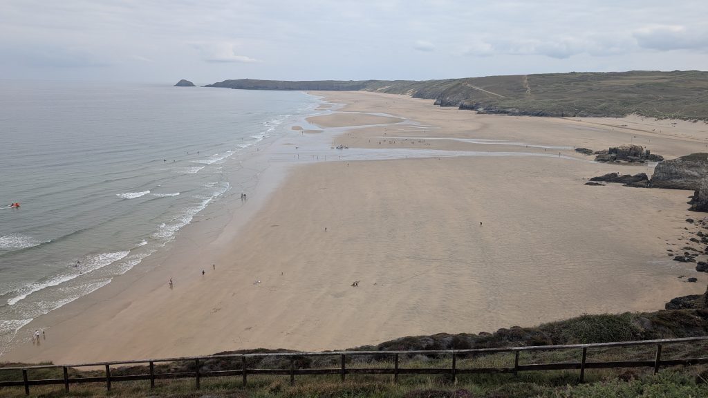 Perranporth Beach and Perran Sands