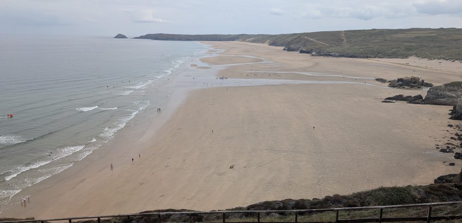 Perranporth Beach and Perran Sands