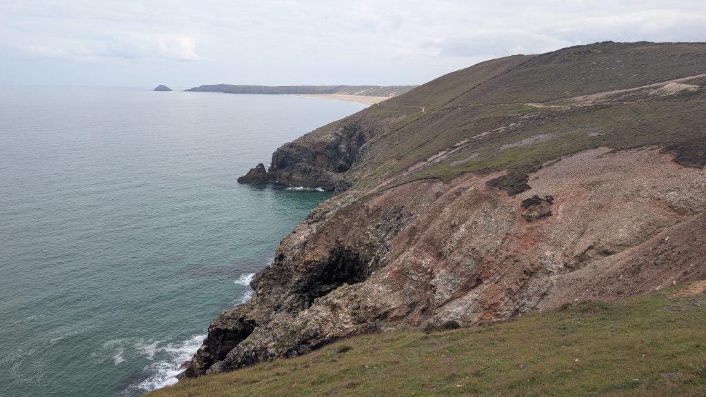 Spoil heaps near Cligga Head