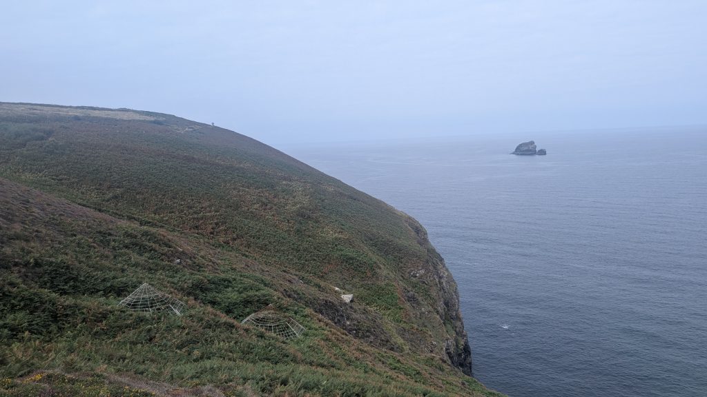 The Bawden Rocks or Man and his Man in the distance