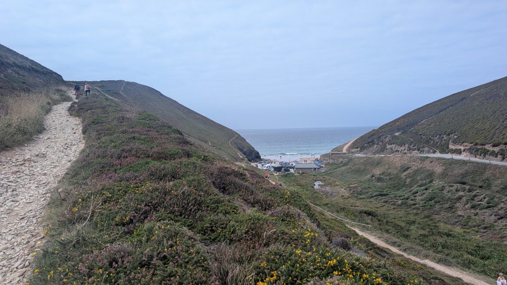 Leaving Chapel Porth