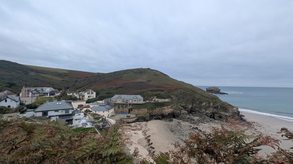 Western Hill in the distance