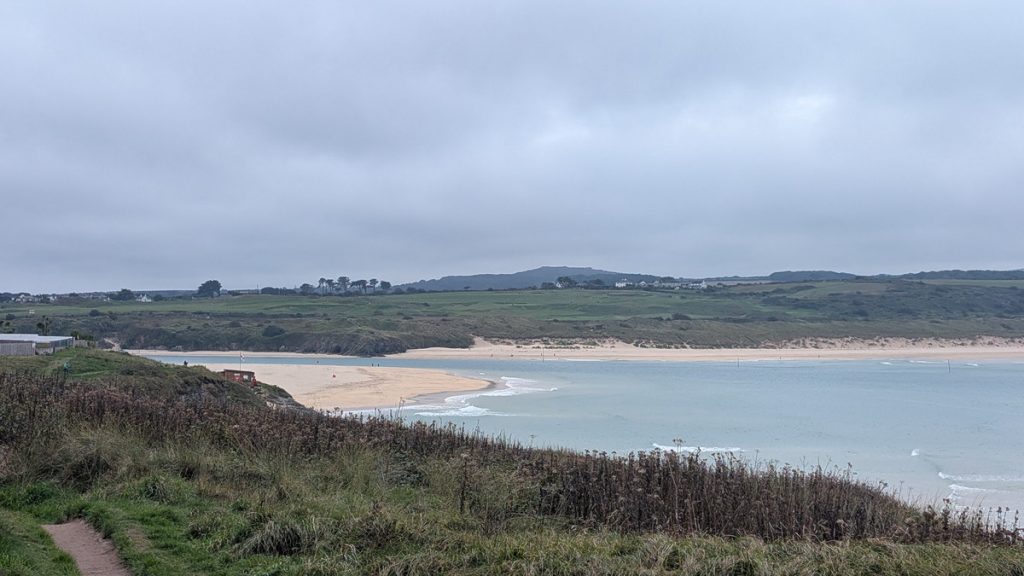 Approaching the Hayle Estuary and the end of the walk