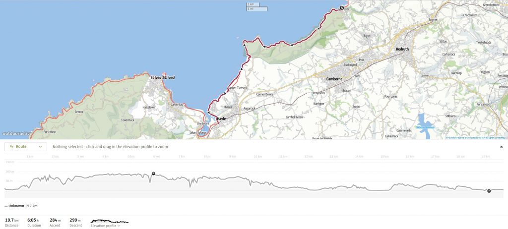 The Route on Outdooractive/Open Street Maps