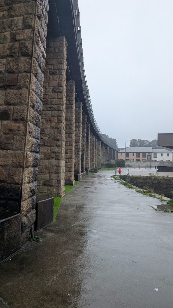 Walking under Brunel's Railway Viaduct