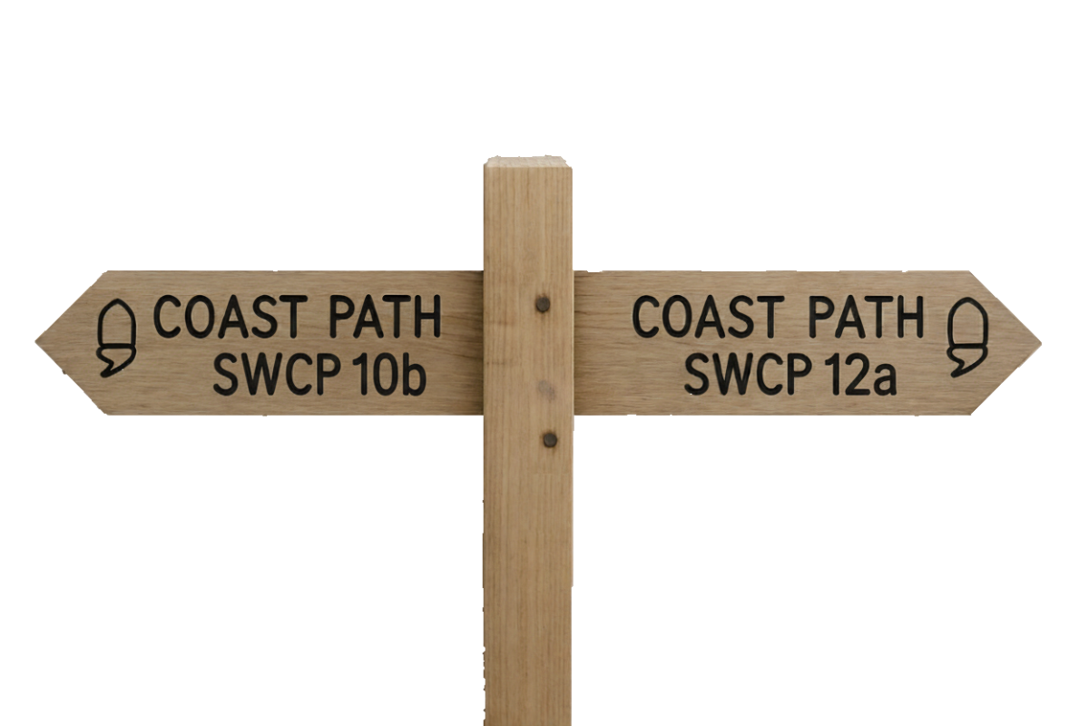 SWCP 10b-12a Signpost